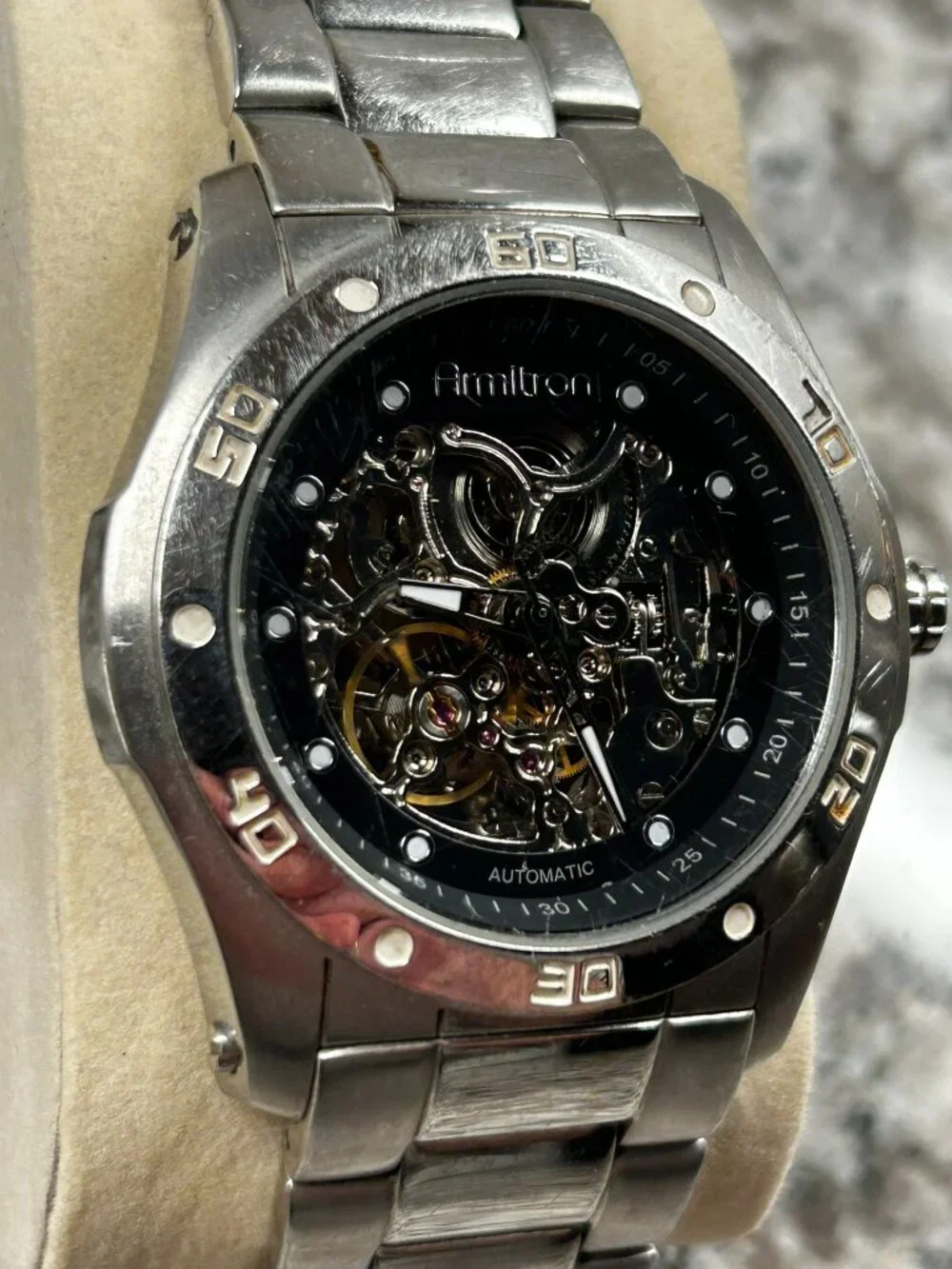 Armitron automatic skeleton